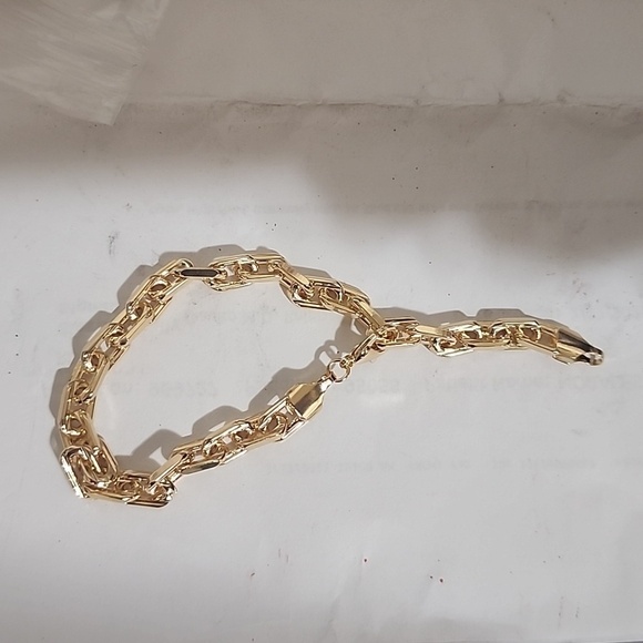 Brand New Brazilian 18k Gold Filled Bag Chain Bracelet - Picture 6 of 6